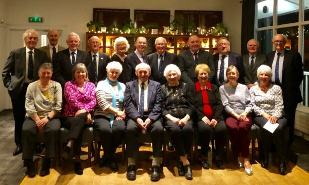 Cupar Golf Club held a past captains dinner