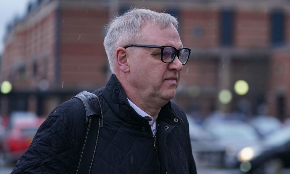 Mark Page outside Teesside Crown Court