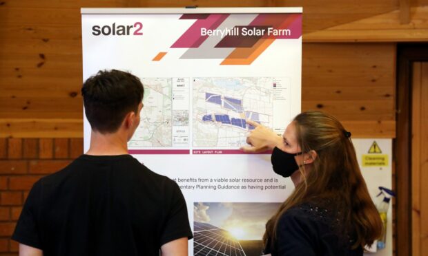 A local consultation event held to discuss the Solar2 plans last summer.