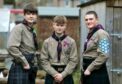 Ross Brownlow, Andrew Martin and Innes McMillan have been selected for the Scouting World Jamboree. Pic: Gareth Jennings/DCT Media.
