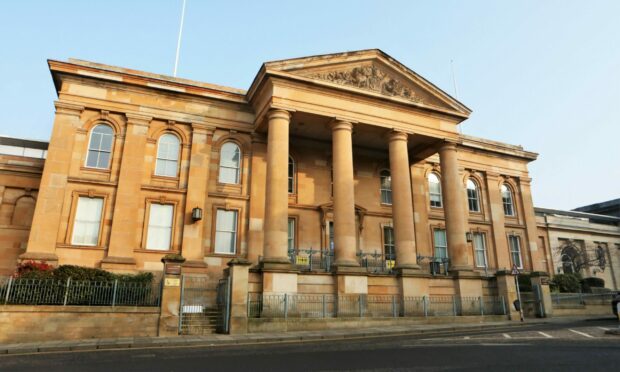 The trial is being held at Dundee Sheriff Court.