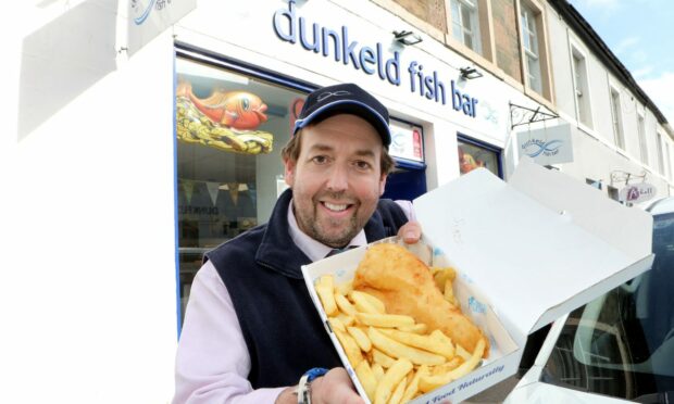 A Perthshire fish and chip shop has been named one of the top 50 in the UK.