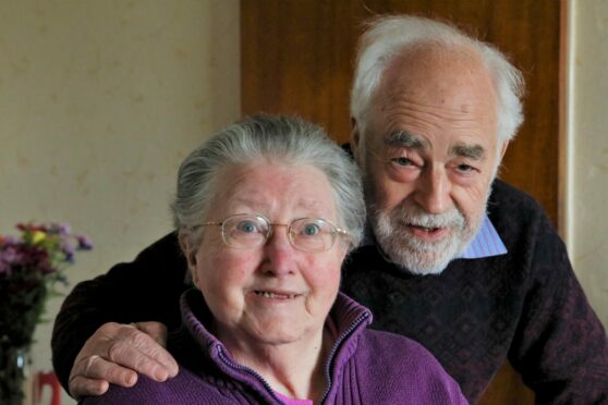 Dorothy and George Robertson celebrated 60 years of marriage.