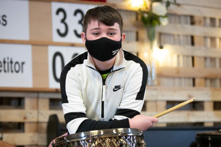Perform in Perth pictures include drum solo winner Lennox Ferguson-Walker from Kinross High