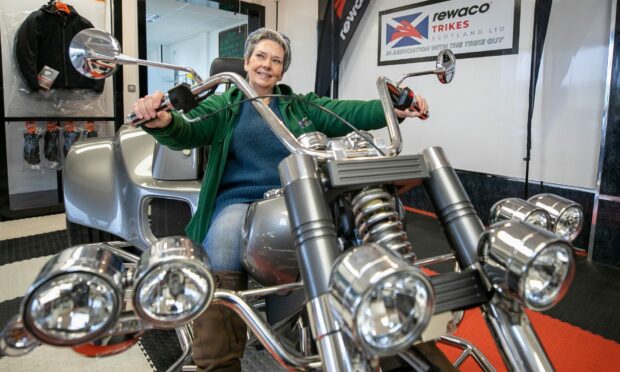 Ellie Whitehead, one of the owners of Rewaco Trikes Scotland.