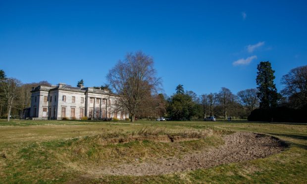 Camperdown House and golf course.