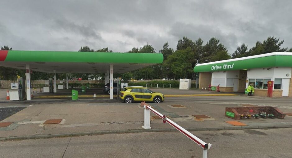Asda's petrol station in Kirkcaldy