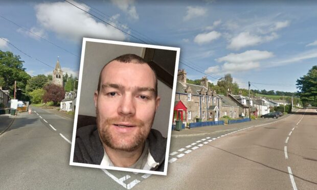 Richard McKay was caught driving while disqualified at the A85 / A822 junction in Perthshire