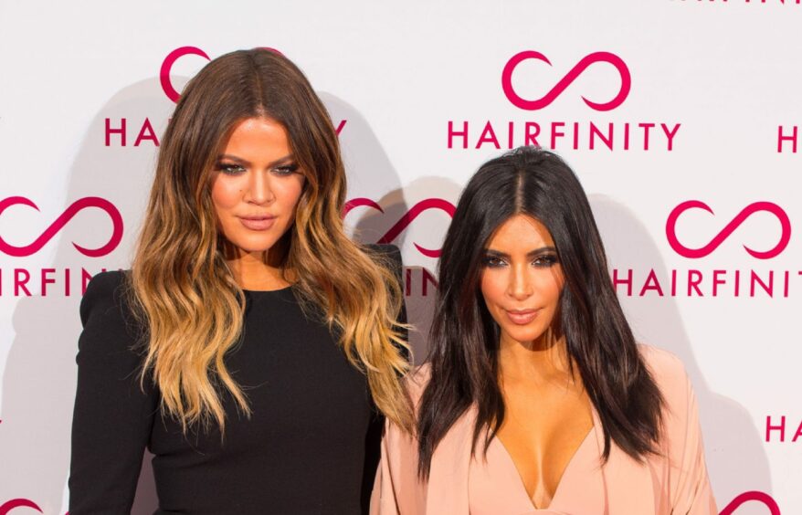 Kim Kardashian West and Khloe Kardashian 