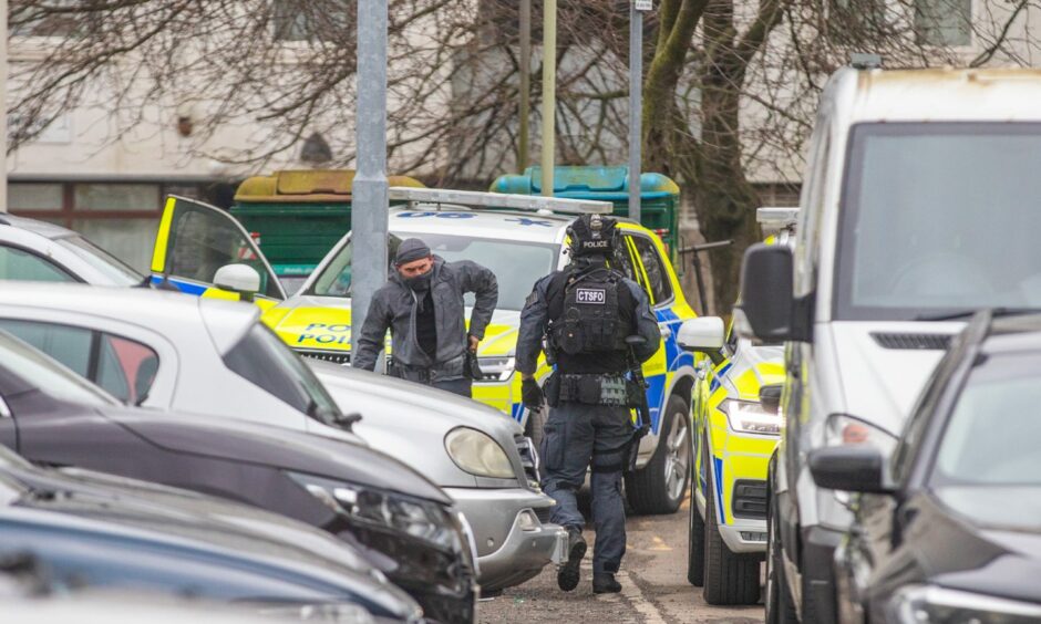 Police at siege in Dundee