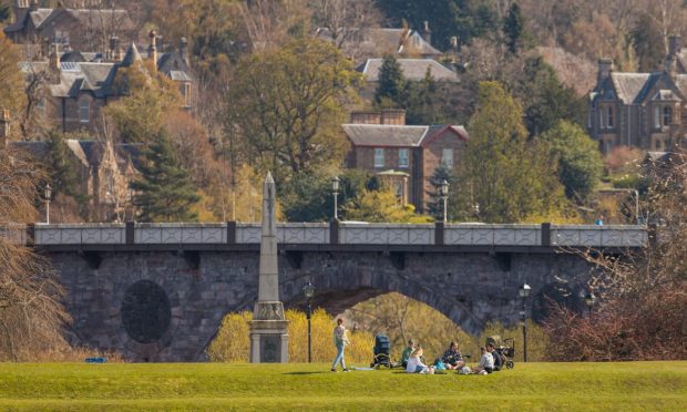 The North Inch in Perth.