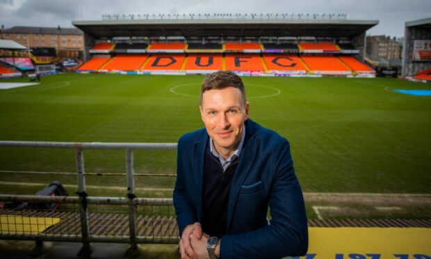Andy Goldie, pictured at Dundee United's Tannadice