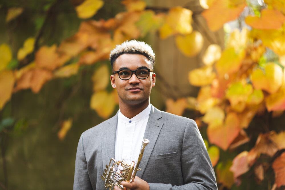 Aaron Akugbo, Senior Orchestra soloist this spring