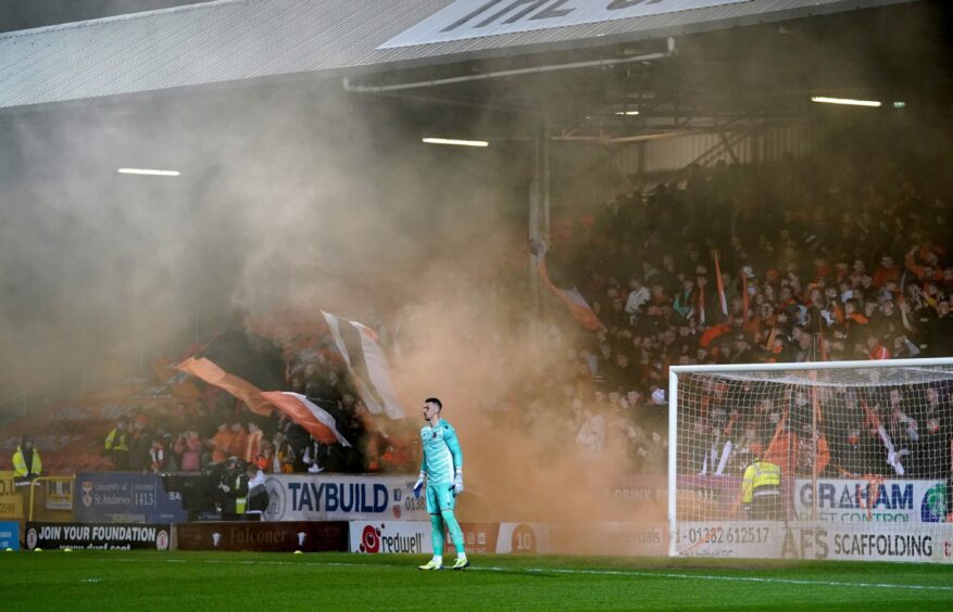 Dundee United fans created a carnival atmosphere against Celtic