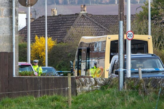 Miss Colville died after sustaining injuries in the bus in Freuchie.