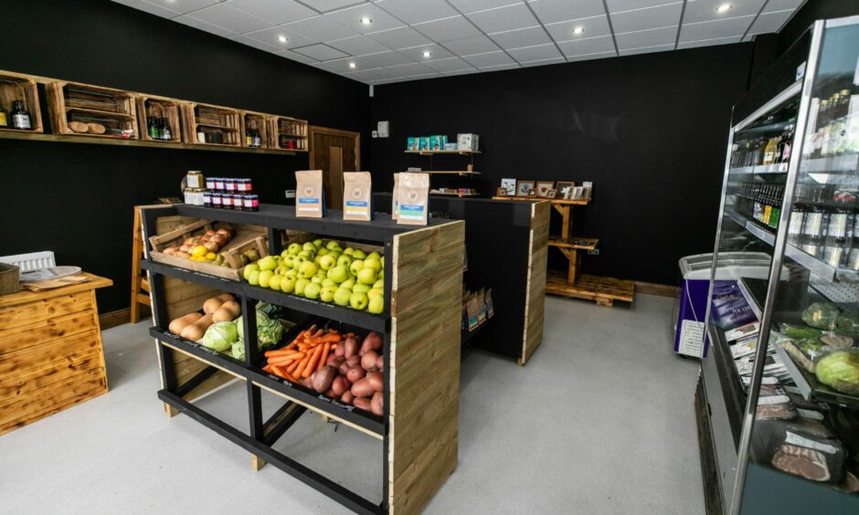 Inside The Smoked Thistle's new Thistle's Farm Shop.