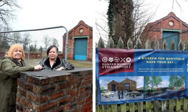 Councillors Helen Wright and Georgia Cruickshank are concerned about Maryfield Tram Depot.