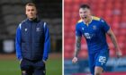 Eetu Vertainen (left) has been urged to follow the example set by Callum Hendry (right) upon returning from his loan spell at Kilmarnock