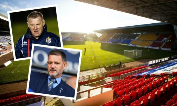 Ian Flaherty (inset top) has been appointed as head of operations by St Johnstone chairman Steve Brown (inset bottom)