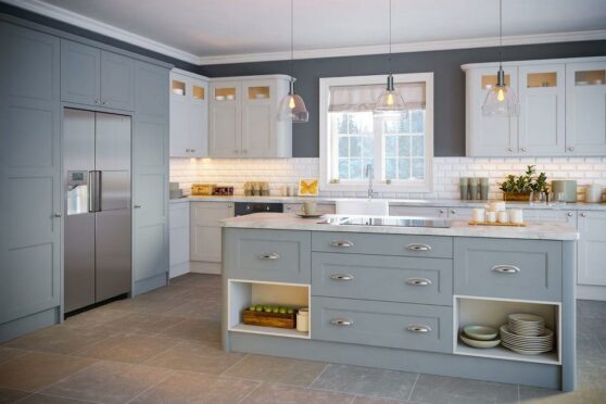 Grey kitchen design from Kitchen Makeovers Dundee