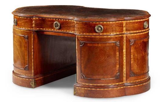 Georgian desk, £50,000 (Lyon & Turnbull).