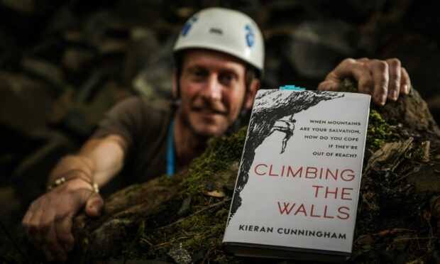 Fife climber Kieran Cunningham has written a book called 'Climbing the Walls'