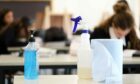 Regular cleaning is among the Covid measures to remain in schools. Stock image from Shutterstock.