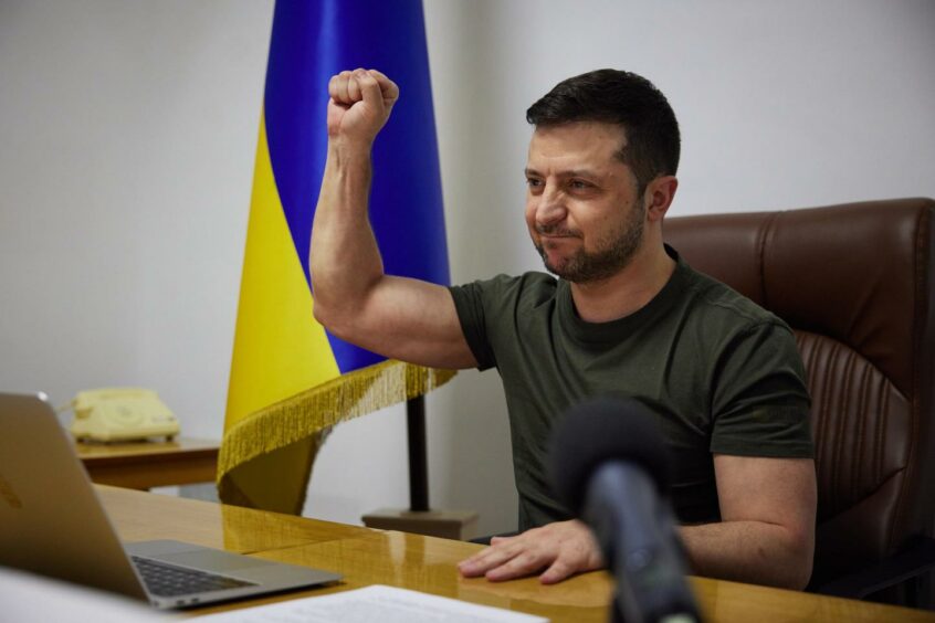 Defiant President Zelensky has called for a no-fly zone