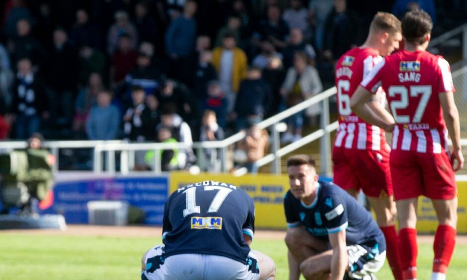 Dundee's full-time dejection showed what their players thought of the value of their point.