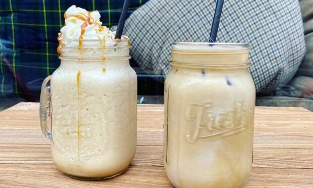 Iced lattes from Blend.