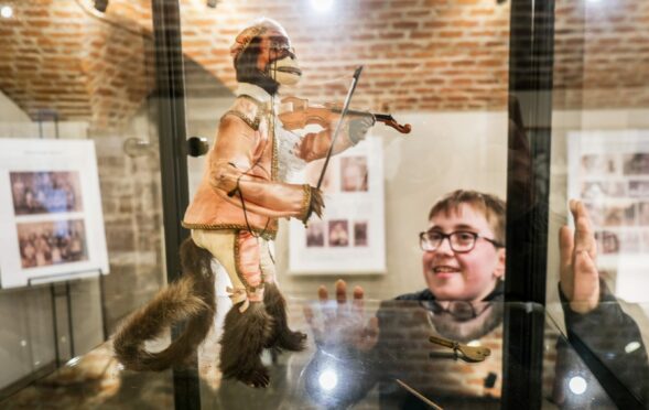 The Children of Glamis display includes toys once owned by the future Queen Elizabeth. Pic: Paul Reid.