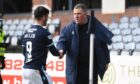 Dundee boss Mark McGhee at full-time after the weekend draw with Aberdeen.