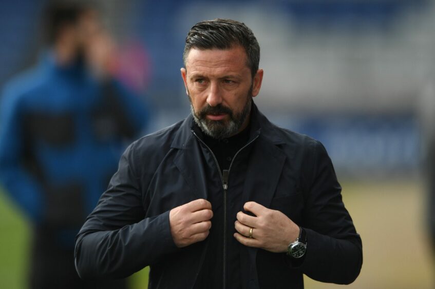Derek McInnes was at Gayfield to watch Arbroath's 5-1 demolition of Queen of the South