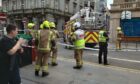 Reform street was cordoned off as fire crews made the scene safe