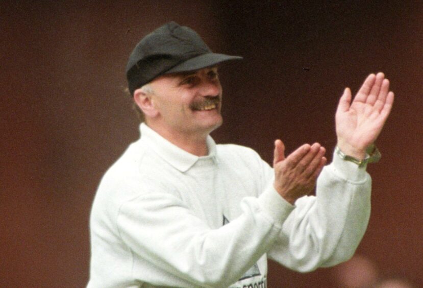 Dick Campbell pictured as the Dunfermline assistant in the 90s.
