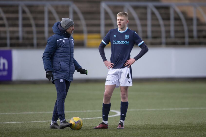 Dundee defender Luke Graham.