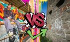 What is the difference between graffiti art and graffiti vandalism?