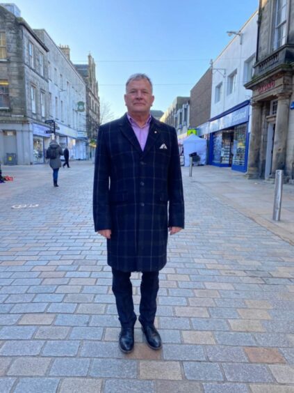 David Torrance MSP on Kirkcaldy High Street