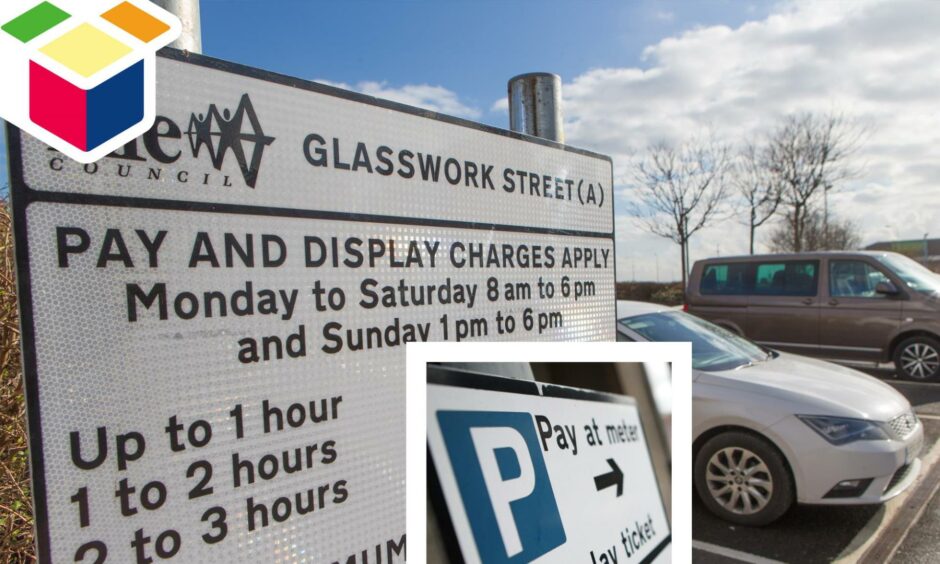 Parking charges in Fife are different in different towns