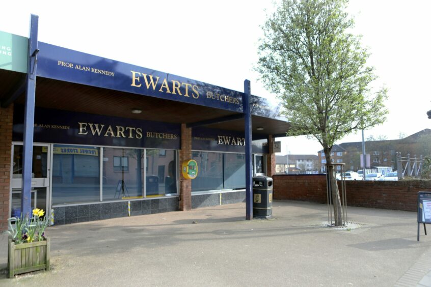 One eye-witness said most of the trouble took place outside Ewarts the Butchers shop