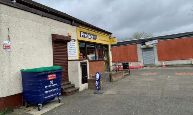 The youth robbed the Premier store in Glenrothes.