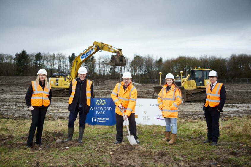 Keepmoat Homes has broken ground on the Westwood Park development in Glenrothes.