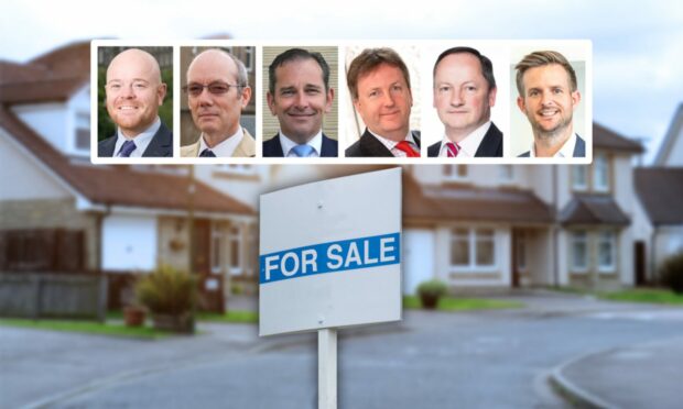 Estate agents Chris Todd, Jim Parker, Lindsay Darroch, Martin Paterson, Peter Ryder and Gary Robertson assess the current property market.