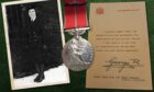 Janet Ramsay, her British Empire Medal and the letter from King George VI.