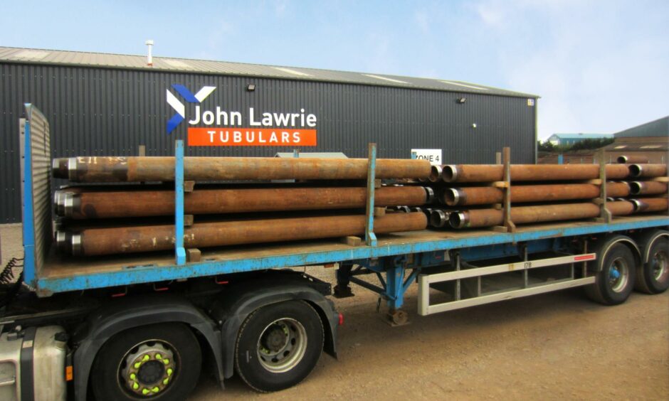 John Lawrie Tubulars reuses steel from the North Sea.