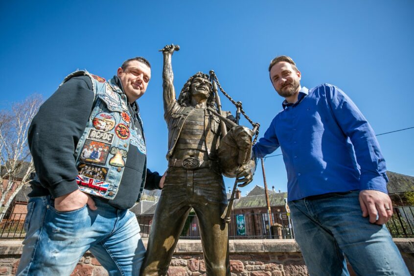 The Bon Scott statue