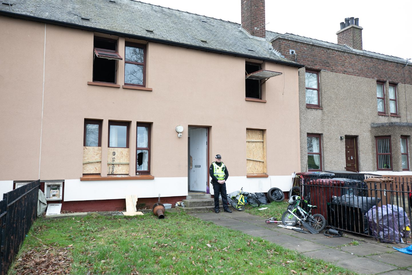 Lundie Avenue Dundee house set on fire as locals tell of 'terrifying