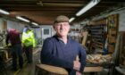 Chairman and founder Allan Hogg in the Montrose Men's Shed. Pic: Kim Cessford/DCT Media.