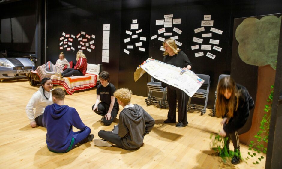 Levenmouth Academy has a well-equipped stage studio where careers in drama and theatre studies can be nurtured.