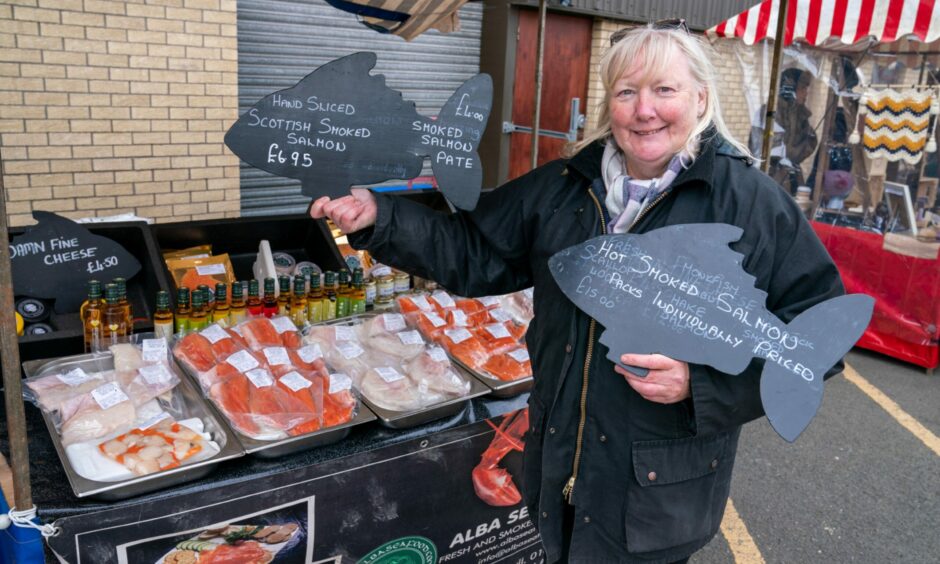 Karen MacDonald of Alba Seafood Oban.